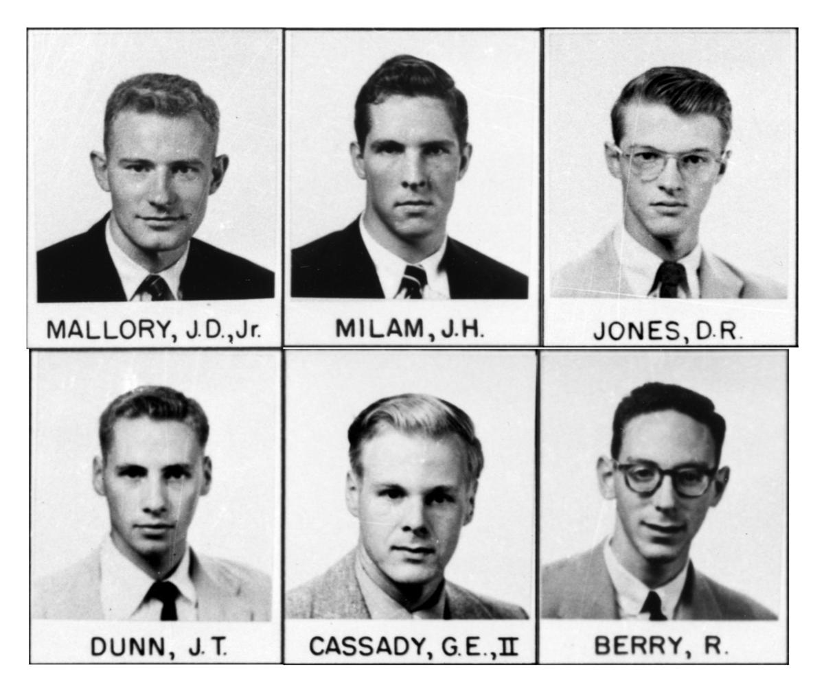 The Fungus Five, 1956
