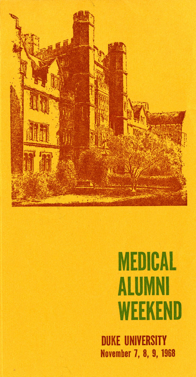 Medical Alumni Weekend program, 1968