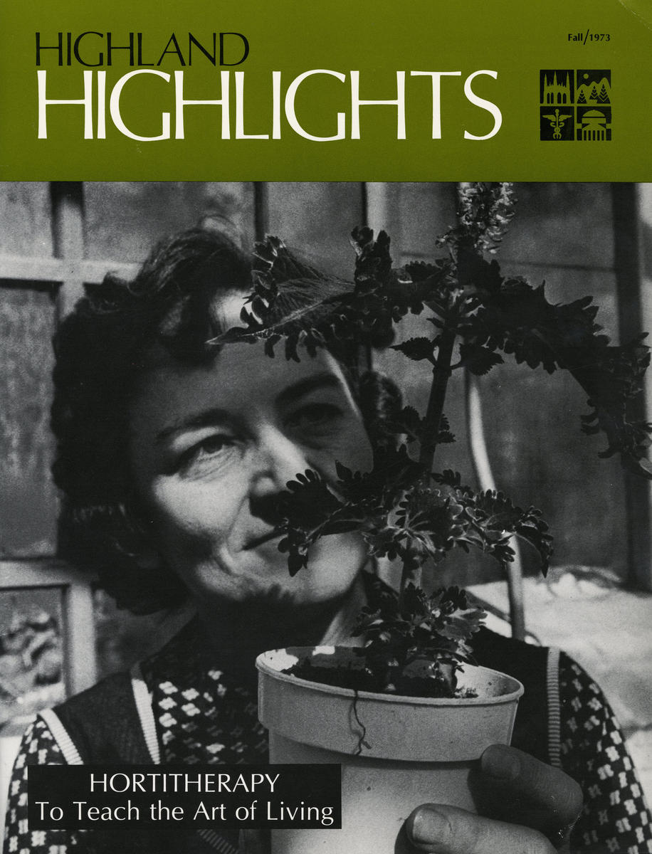 Highland Highlights cover featuring gardening