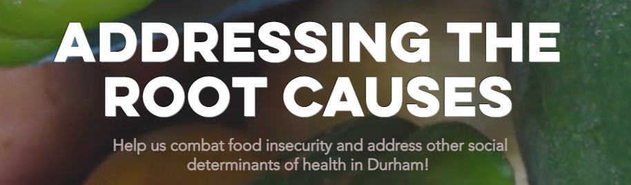 Addressing the Root Causes: Help us combat food insecurity and address other social determinants of health in Durham!