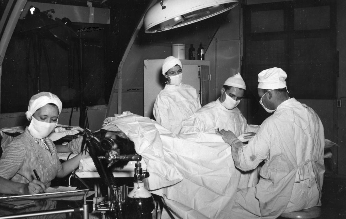 65th General Hospital Staff in Operating Room